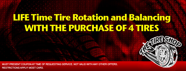 The Tire Shop - Life Time Tire Rotation